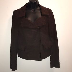 BANANA REPUBLIC Brown Crop Blazer/Jacket~sz 8~EUC